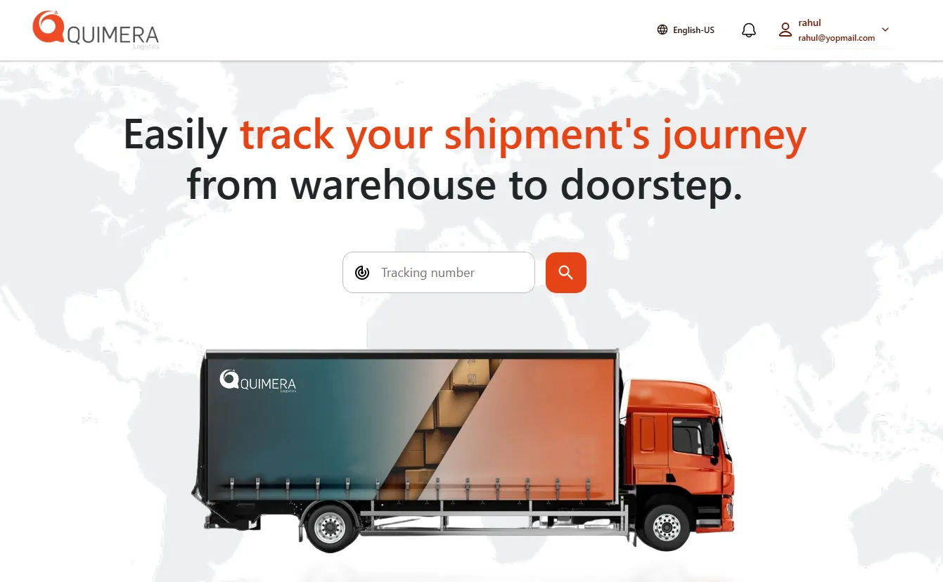 Logistics Operations Platform product screen 1