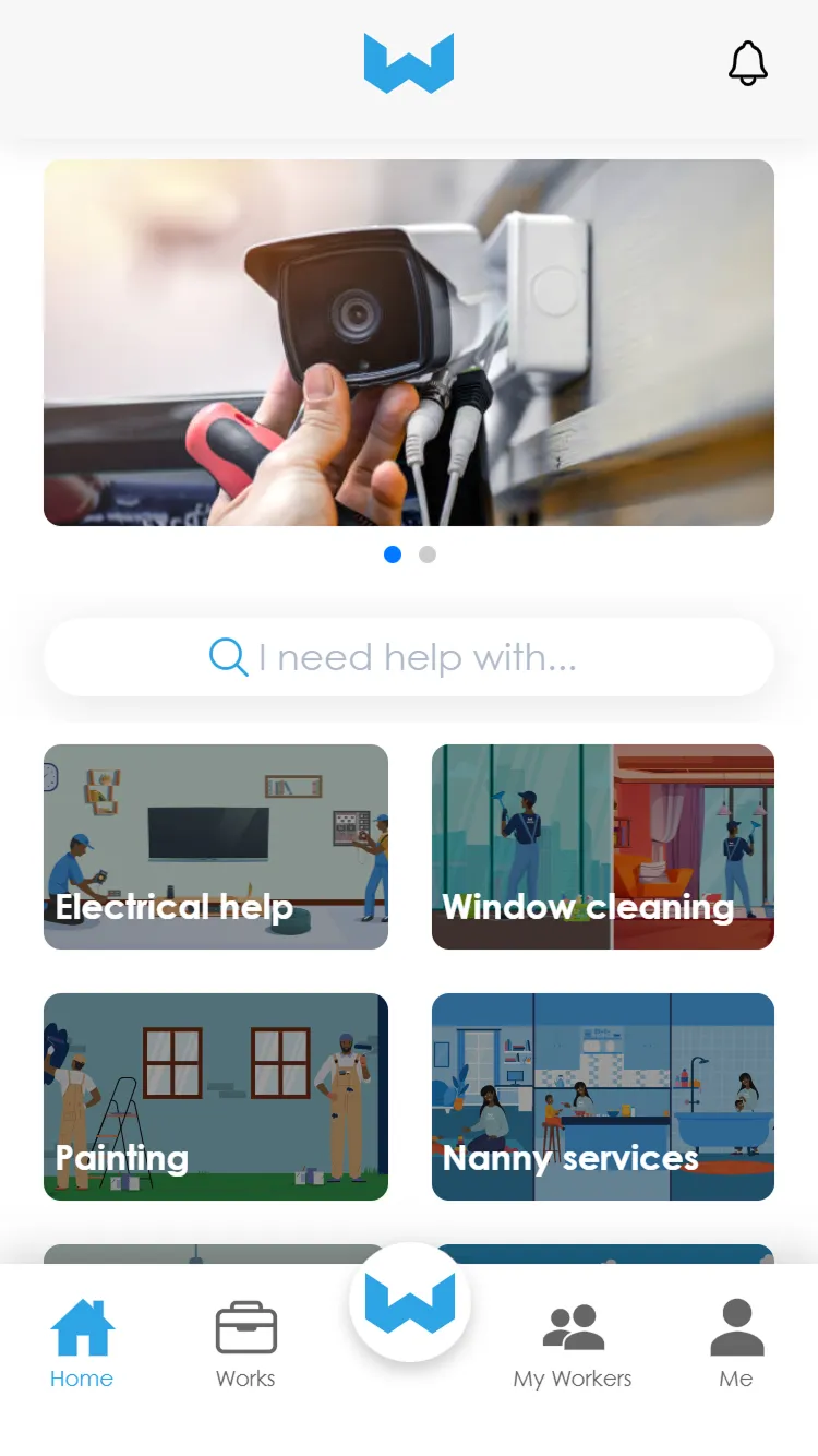 Work App mobile product screen 5