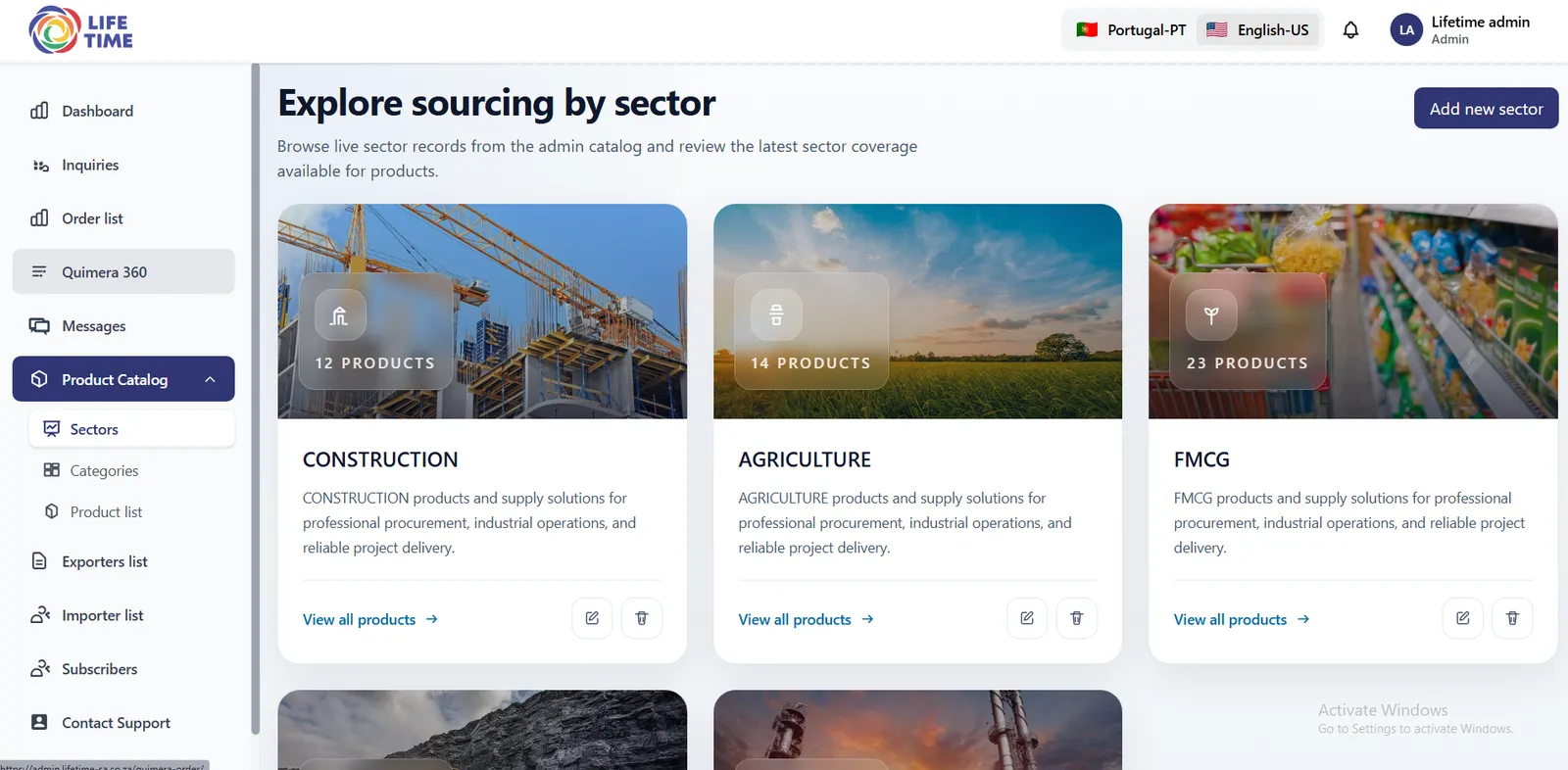 Service Marketplace Platform product screen 3