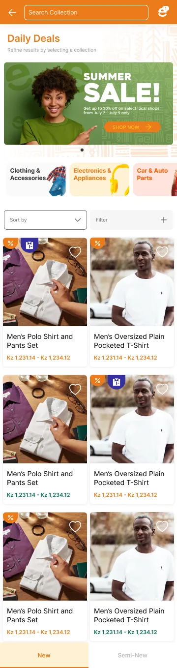 Nteka Ecommerce Platform mobile product screen 4