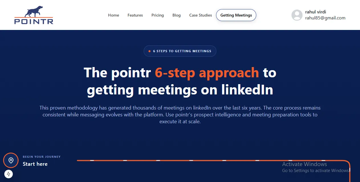GoPointr product screen 4
